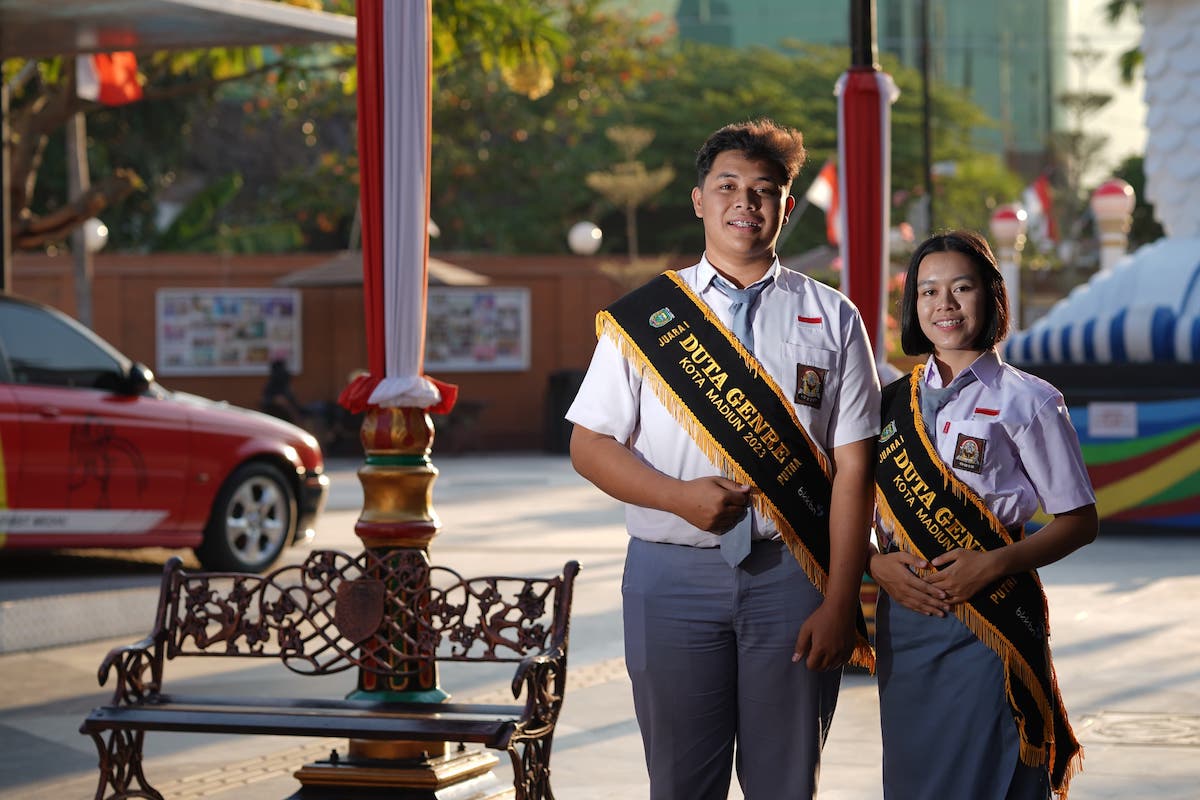 Foto 1 dari 2: Duta GenRe Kota Madiun 2023 Terpilih, Keysha-Tiara Bawa Misi Tunda Nikah Dini