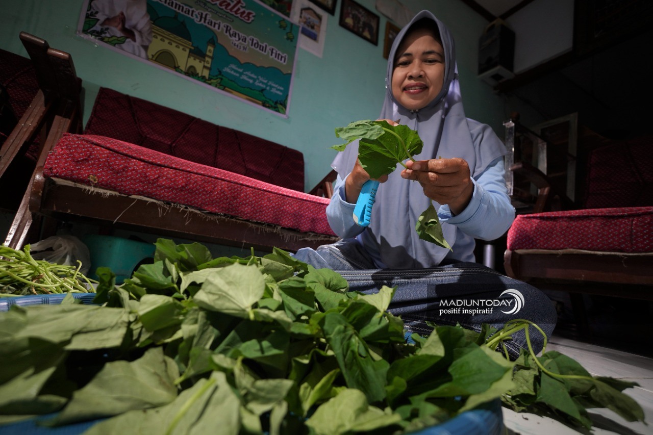 Foto 4 dari 6: Mencicipi Gurihnya Keripik Daun Ubi Jalar, Kaya Manfaat Hingga Hasilkan Pundi-Pundi Rupiah
