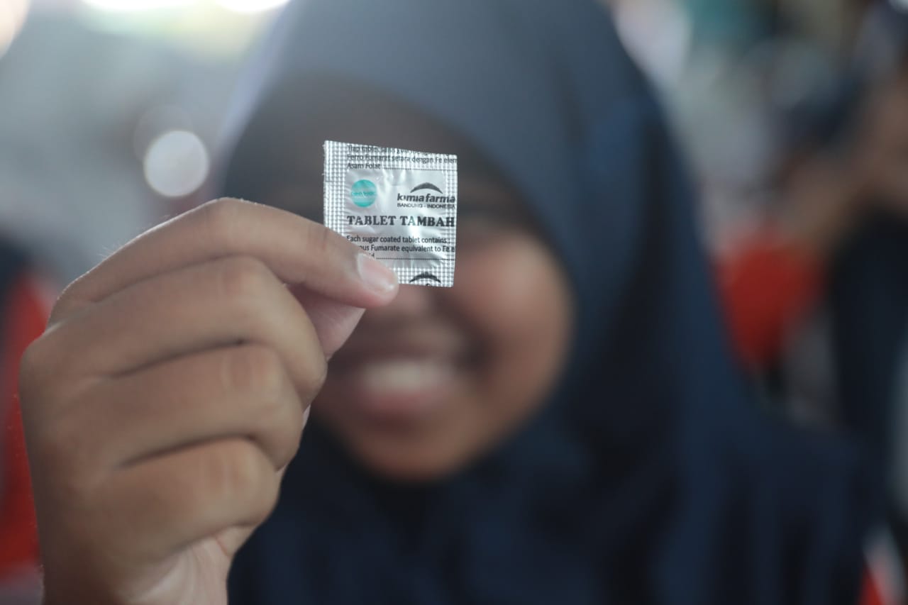 Foto 10 dari 12: Gerakan Aksi Bergizi di Sekolah Jadi Upaya Tekan Stunting dan Sosialisasi Kesehatan Pada Remaja