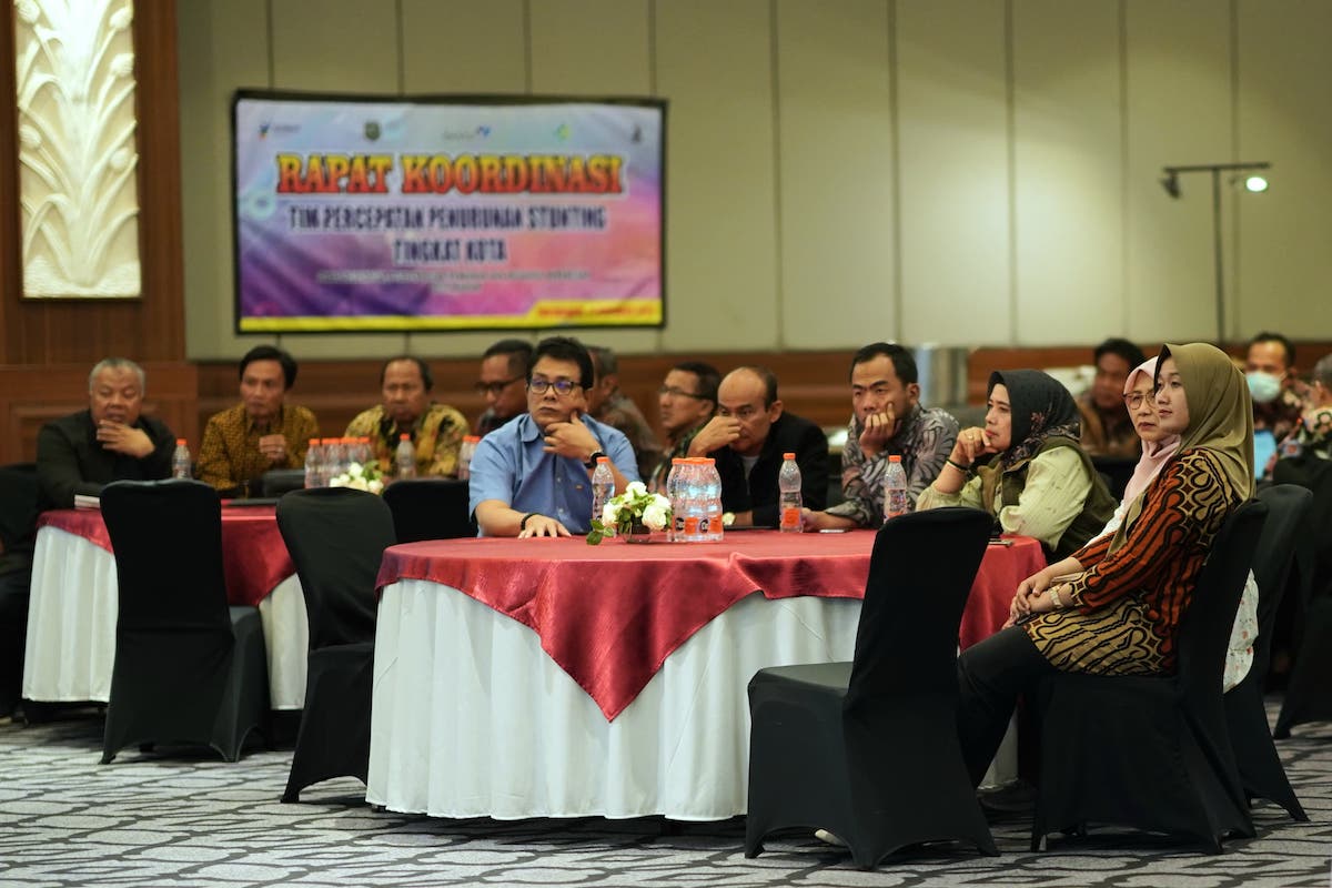 Foto 1 dari 9: Rapat Koordinasi Penanggulangan Stunting, Wali Kota Imbau Sinergi Antar OPD Untuk Tuntaskan Kasus