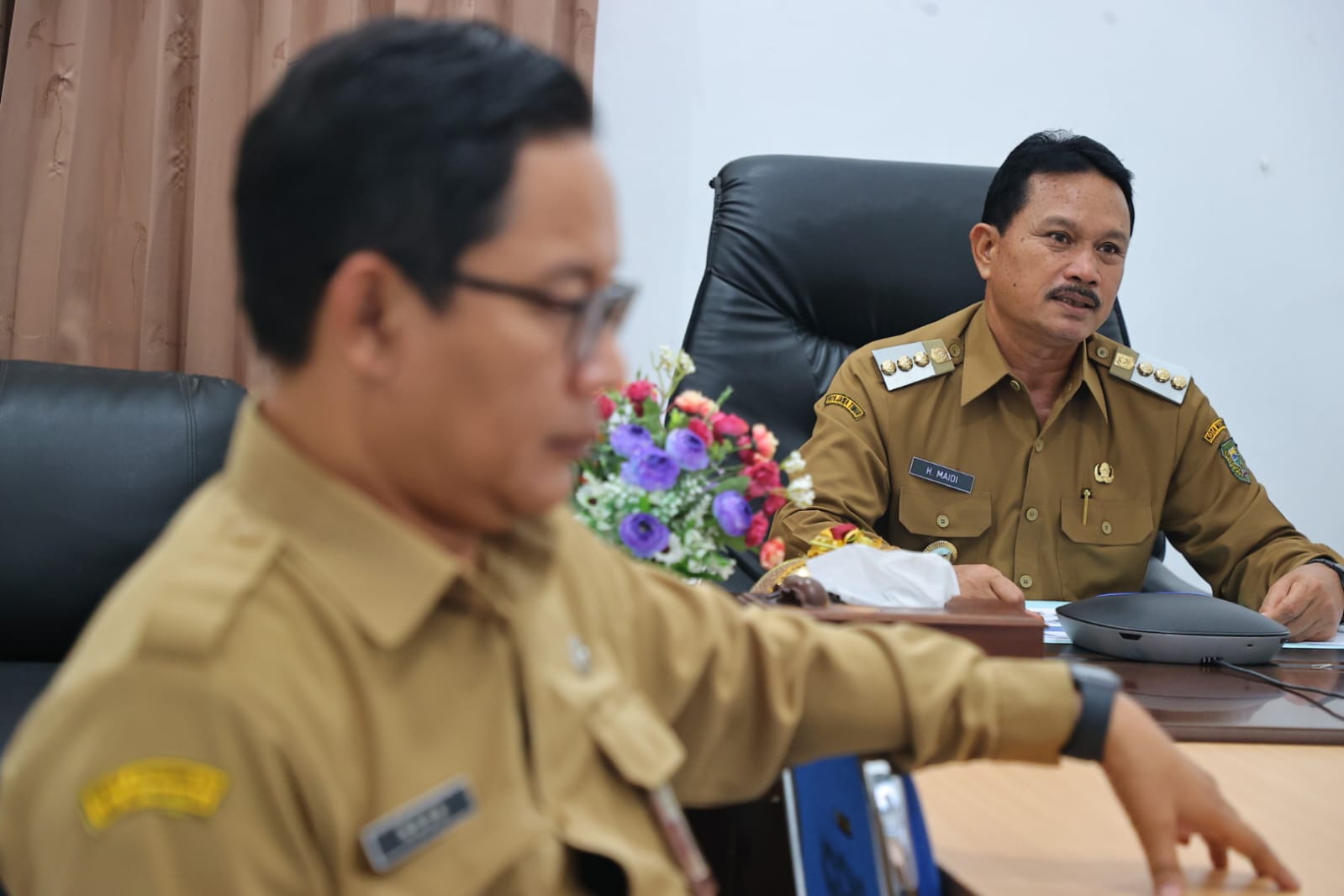 Foto 3 dari 4: Monev Keterbukaan Informasi, Wali Kota Optimis Kembali Raih Badan Publik Informatif dari Komisi Informasi Provinsi