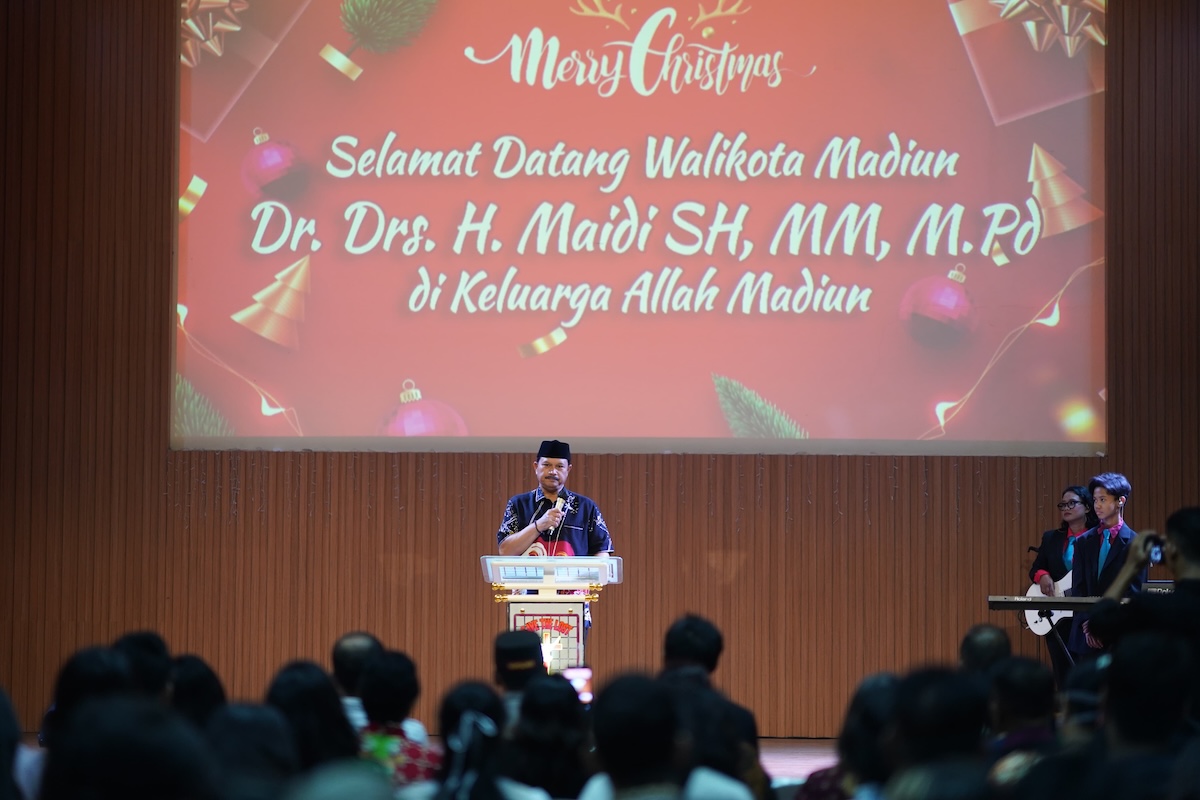 Hadiri Misa Perayaan Natal, Wali Kota Dr. Maidi Harap Kebahagiaan dan Kesejahteraan Dirasakan Semua