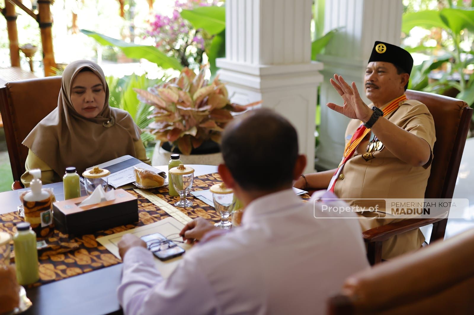 Foto 8 dari 10: Gelar Koordinasi Bersama KPU, Wali Kota Harap Pemilu Aman dan Damai