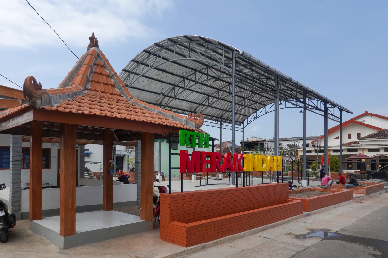 Foto 1 dari 4: RTH Merak Juga Nyaris Selesai, 90 Persen Pekerjaan Tercapai