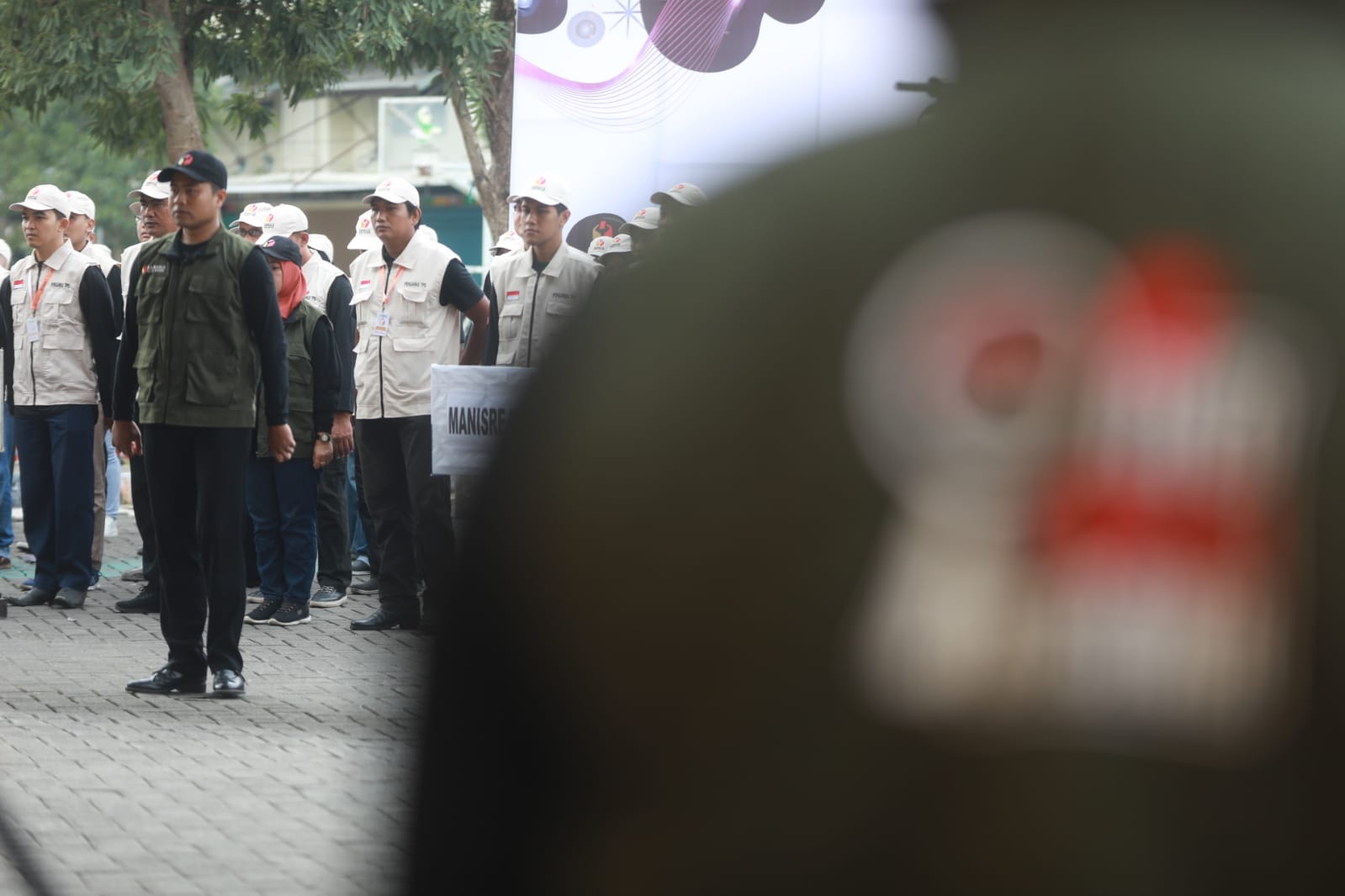 Foto 12 dari 13: Hadiri Apel Siaga Pengawasan Pemilu 2024, Wali Kota: Kota Madiun Ready Semua