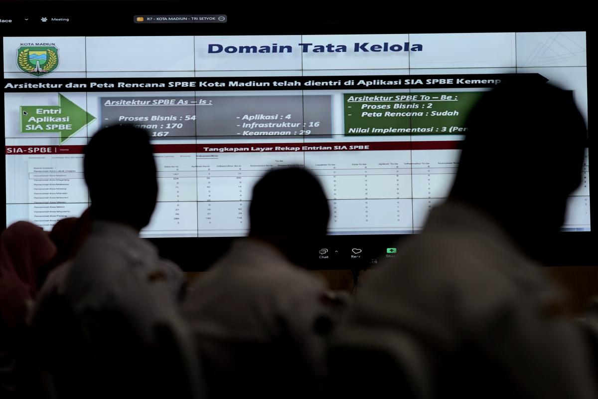 Foto 7 dari 9: Masuk Tahap Penilaian Interviu, Pemkot Madiun Paparkan Evaluasi SPBE Di Kota Pendekar