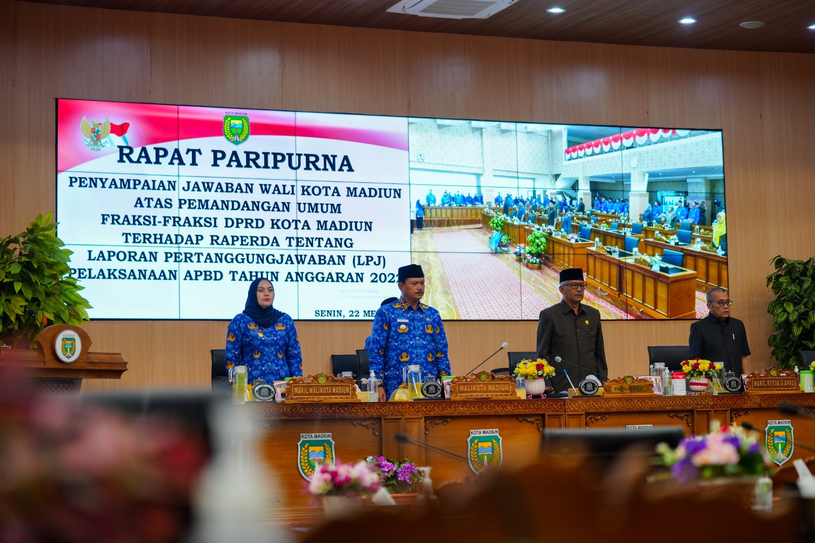 Foto utama berita: Hadiri Rapat Paripurna, Wali Kota Sampaikan Jawaban Atas Pertanyaan Fraksi DPRD