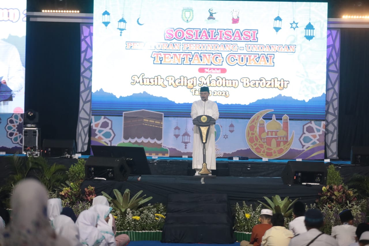 Sosialisasi Ketentuan Cukai melalui Musik Religi, Pemkot Hadirkan Opick, Sekaligus Peringatan Hari Santri