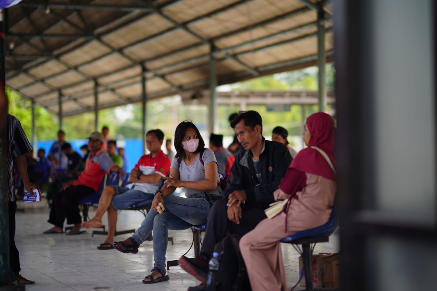 Foto 3 dari 10: Hari Terakhir Cuti Bersama Lebaran, Situasi Terminal Purbaya Dipadati Pemudik