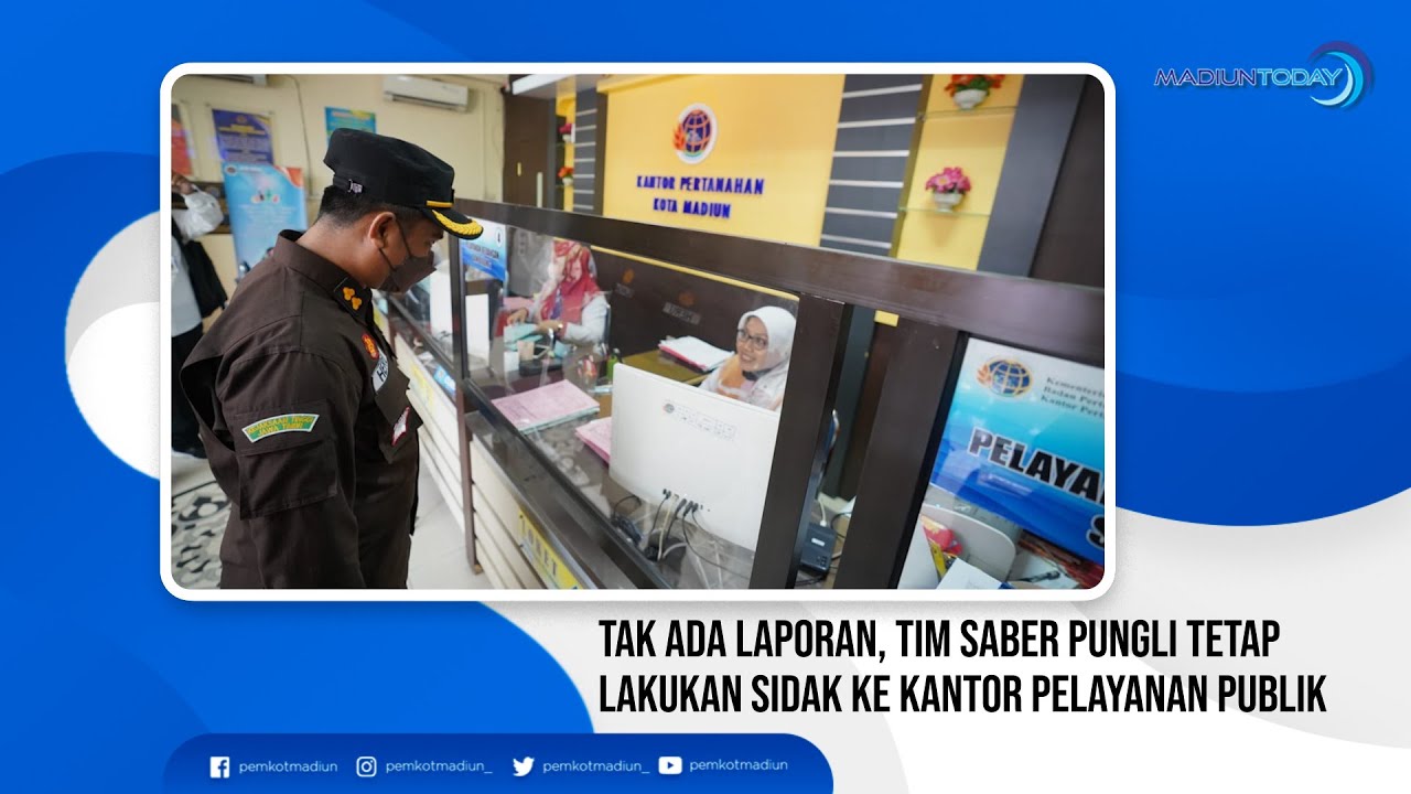 TAK ADA LAPORAN, TIM SABER PUNGLI TETAP LAKUKAN SIDAK KE KANTOR PELAYANAN PUBLIK