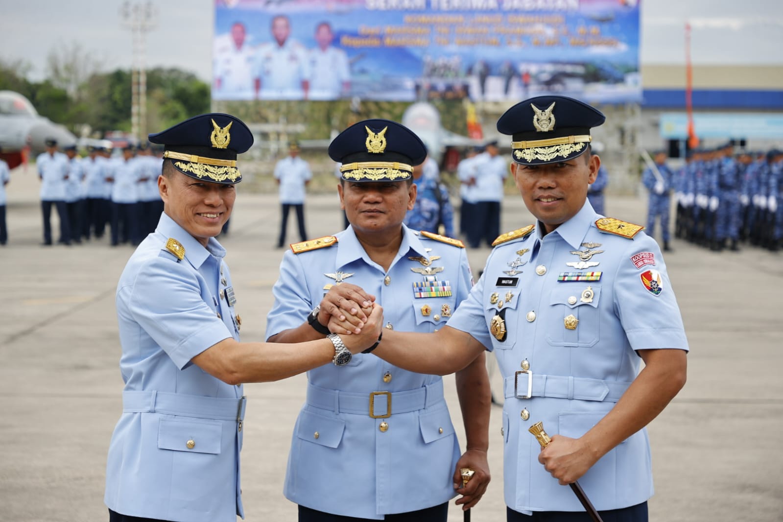 Foto 1 dari 1: Pucuk Pimpinan Berganti, Marsma TNI Wastum Kini Jabat Danlanud Iswahjudi