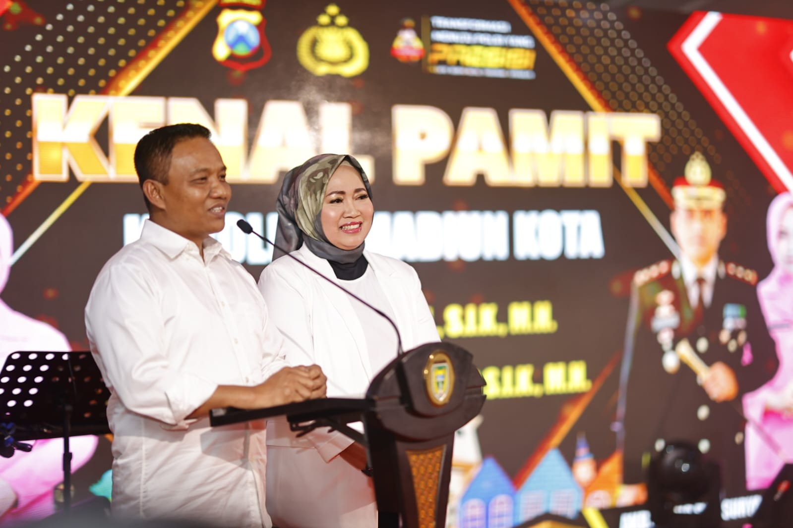 Foto 2 dari 10: Hadiri Pisah-Sambut Kapolres Baru, Wali Kota Ajak Sinergi Lebih Kuat Dan Solid