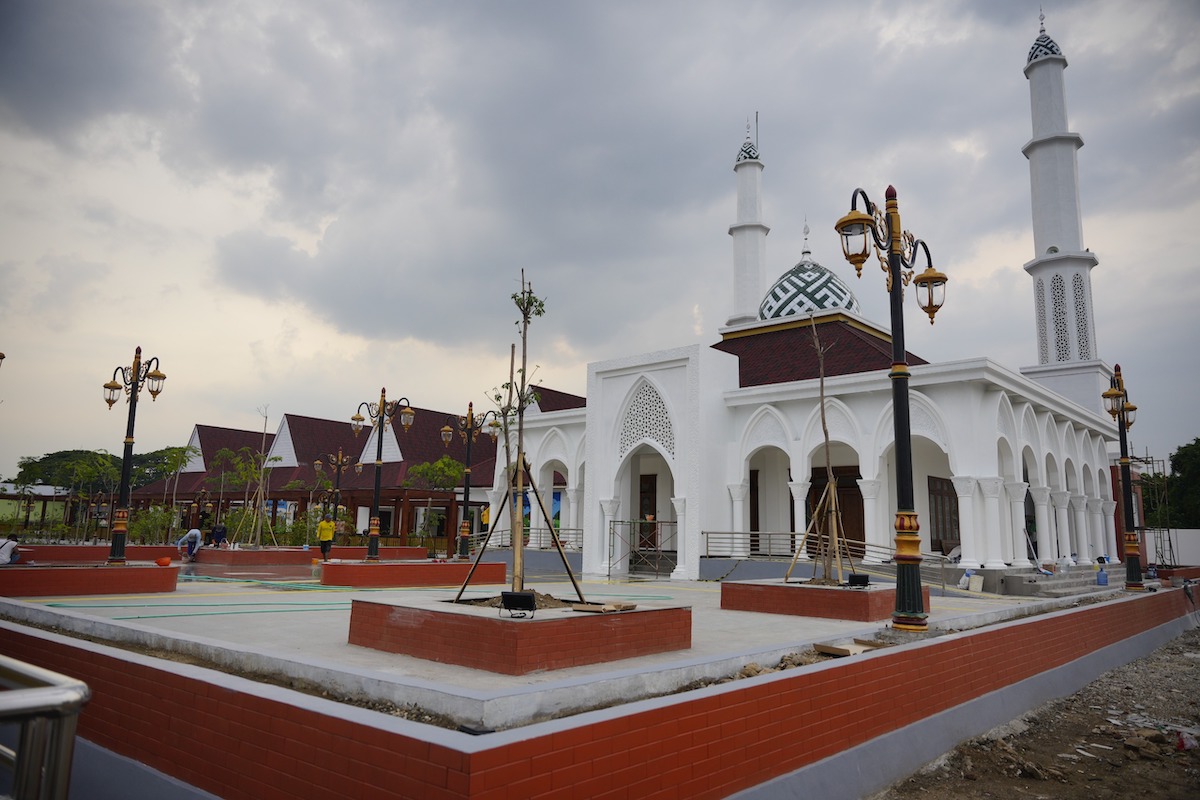 Foto 6 dari 9: Susul Bangunan Asrama, Pembangunan Masjid Pondok Lansia Juga Nyaris Selesai