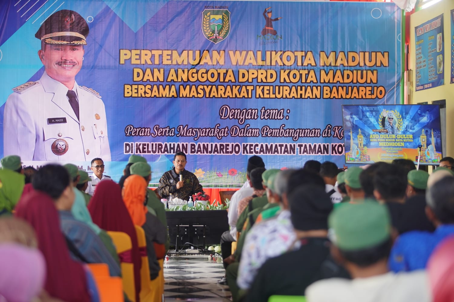 Foto 2 dari 10: Tatap Muka dengan Masyarakat Banjarejo, Wali Kota Sampaikan Program Pembangunan