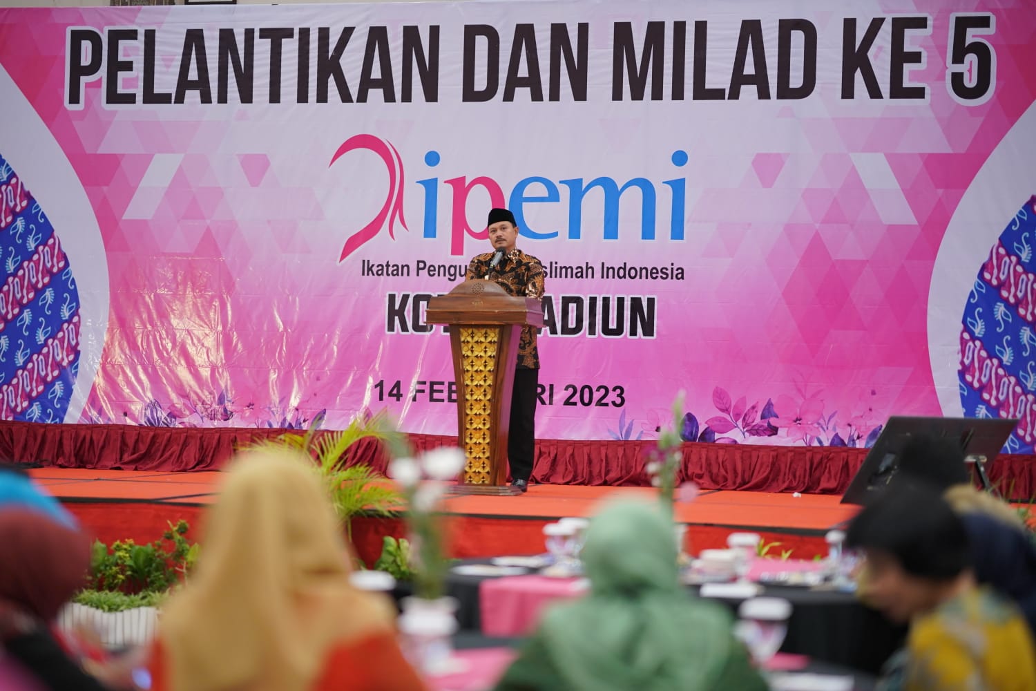 Foto 1 dari 10: Hadiri Pelantikan IPEMI, Wali Kota Pesan Tingkatkan Solidaritas Organisasi