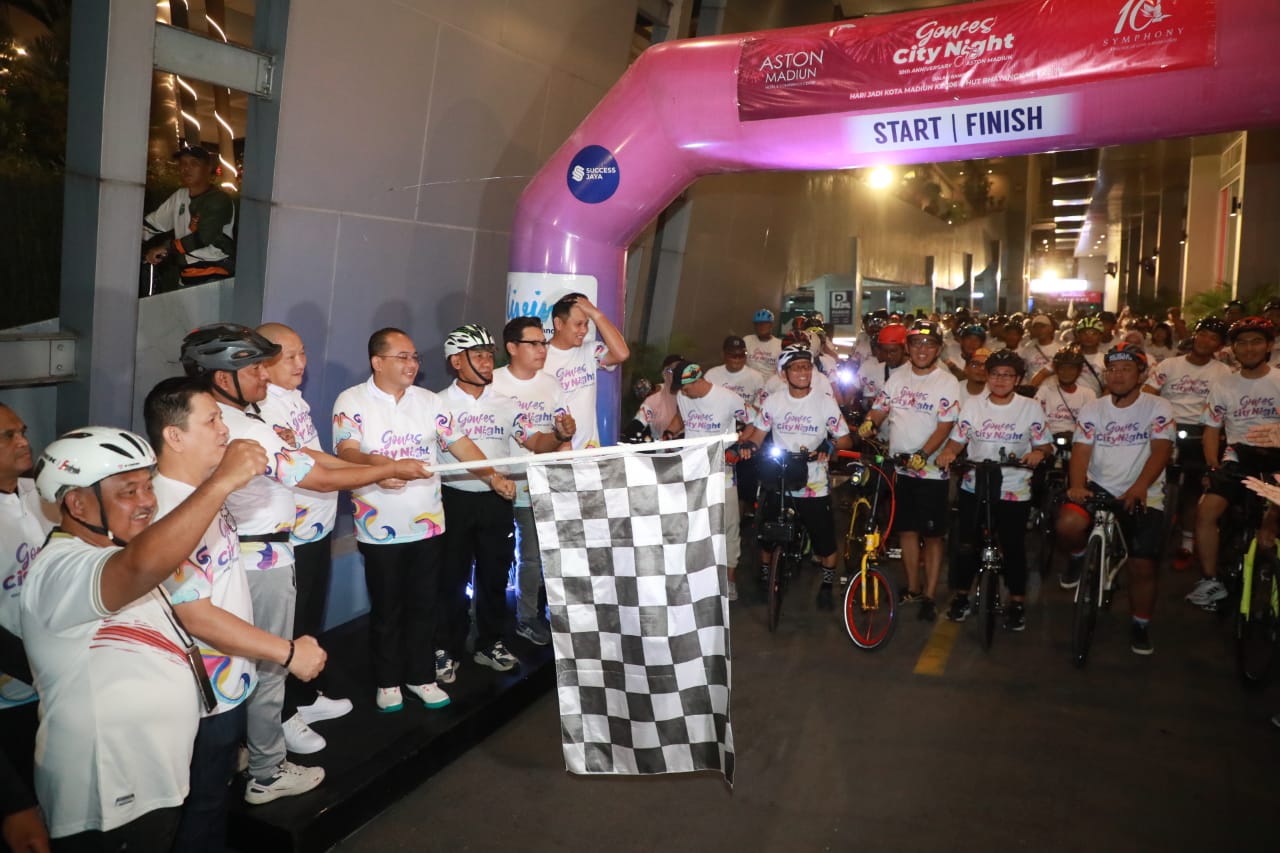 Tak Hanya Peringati Hari Jadi, Gowes City Night Jadi Ajang Olahraga dan Promosi Kota