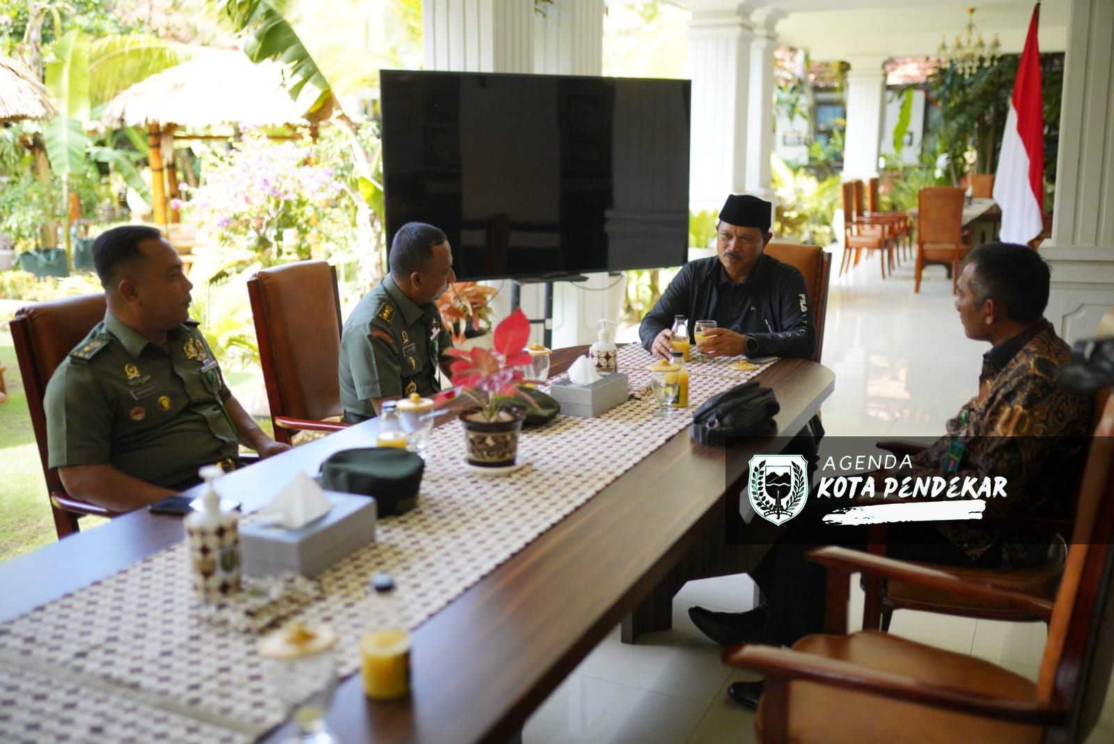 Foto 1 dari 6: Kepala Pengadilan Militer Berganti, Temui Wali Kota Maidi Untuk Bersilaturahmi