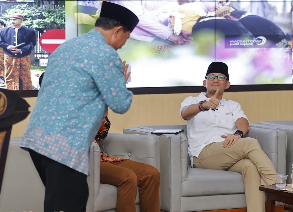 Foto utama berita: Pembangunan Kota Madiun Melesat, Menparekraf: Sukses Dorong UMKM Naik Kelas
