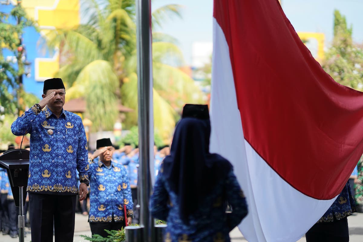 Foto 7 dari 10: Kota Madiun Banyak Torehkan Prestasi, Wali Kota Beri Apresiasi ASN di Upacara Peringatan HUT ke-52 Korpri