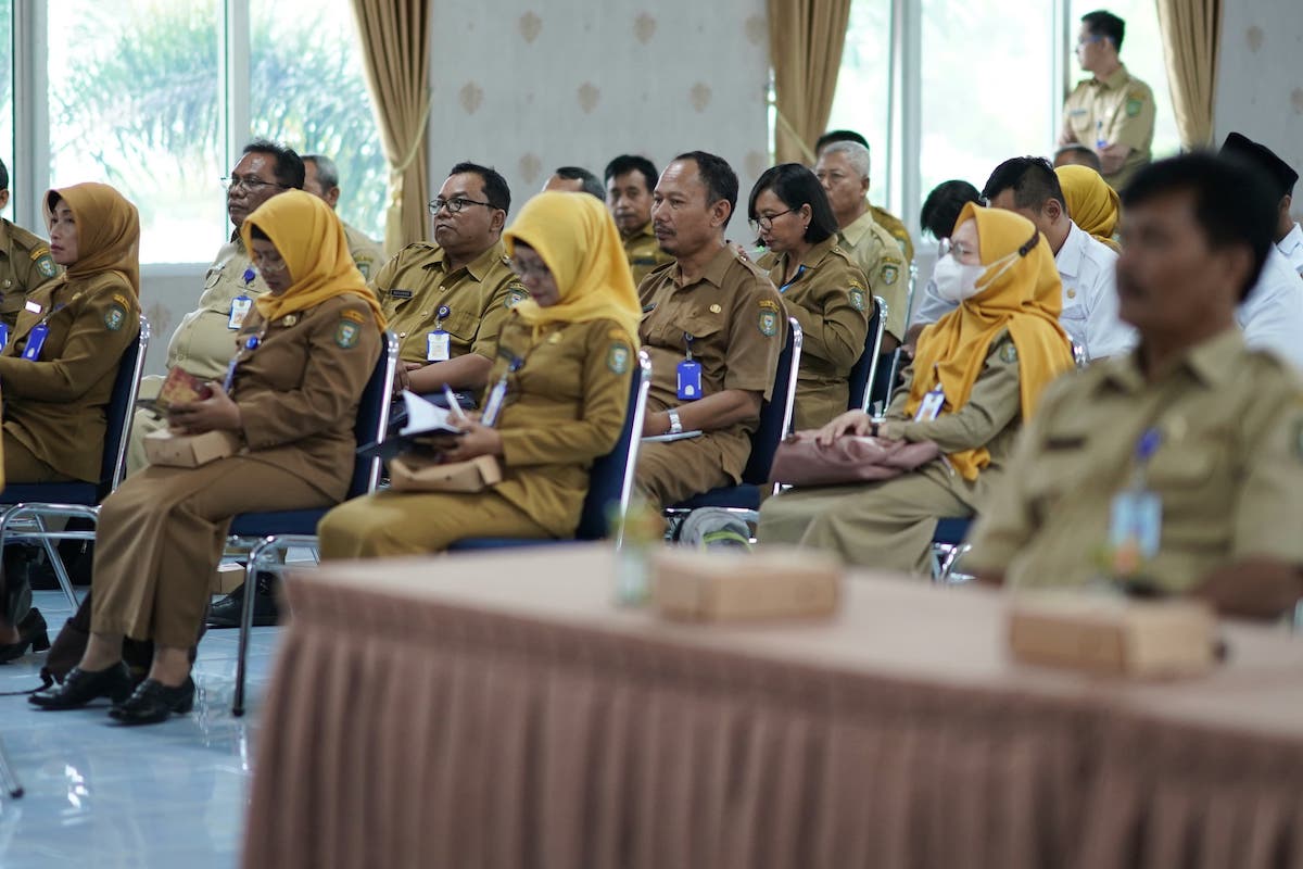 Foto 4 dari 7: Cegah Pungli di Sekolah, Tim Saber Pungli Beri Sosialisasi ke Kepsek SD hingga SMA sederajat se Kota Madiun