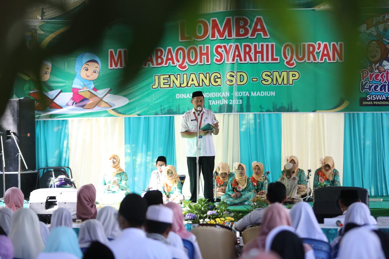 Foto 8 dari 11: Wadahi Potensi Religi Siswa, Dindik Kota Madiun Gelar Musabaqah Syarhil Qur'an