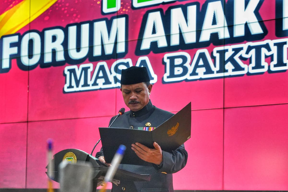 Foto 1 dari 8: Kukuhkan Forum Anak Kota Madiun, Wali Kota Pesan Tingkatkan Peran Terbaik untuk Kota Madiun