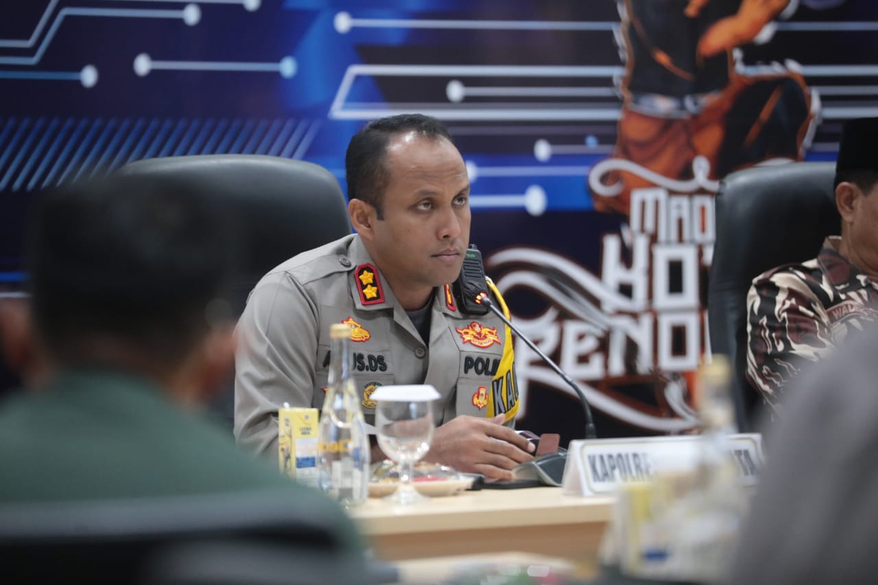 Foto 11 dari 15: Rakor Lintas Sektoral OPS Aman Suro, Wali Kota: Harus Komitmen Jaga Keamanan