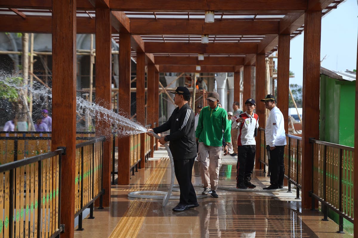 Foto 9 dari 9: Wali Kota Tinjau Pembangunan Pondok Lansia, Rencananya Akan Dikunjungi Mensos Tri Risma