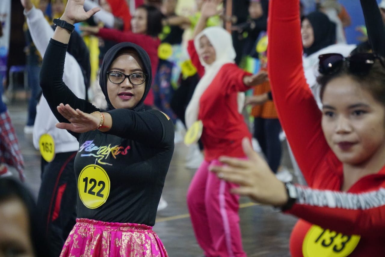 Foto 1 dari 10: Meriah! Madiun Aerobic Competition Jadi Ajang Sehat Sekaligus Gali Potensi