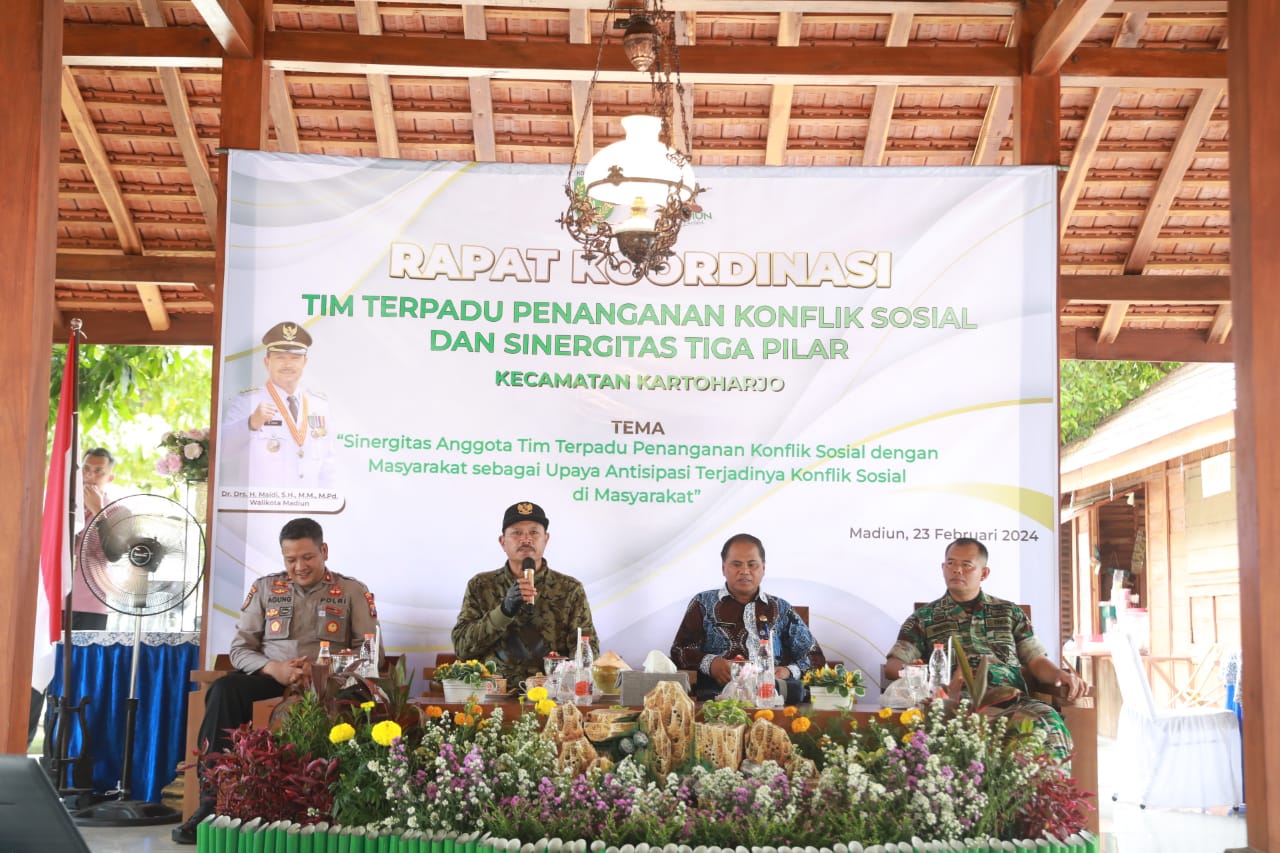 Antisipasi Konflik Sosial, Wali Kota Beri Arahan Dalam Rakor Tim Terpadu Tiga Pilar