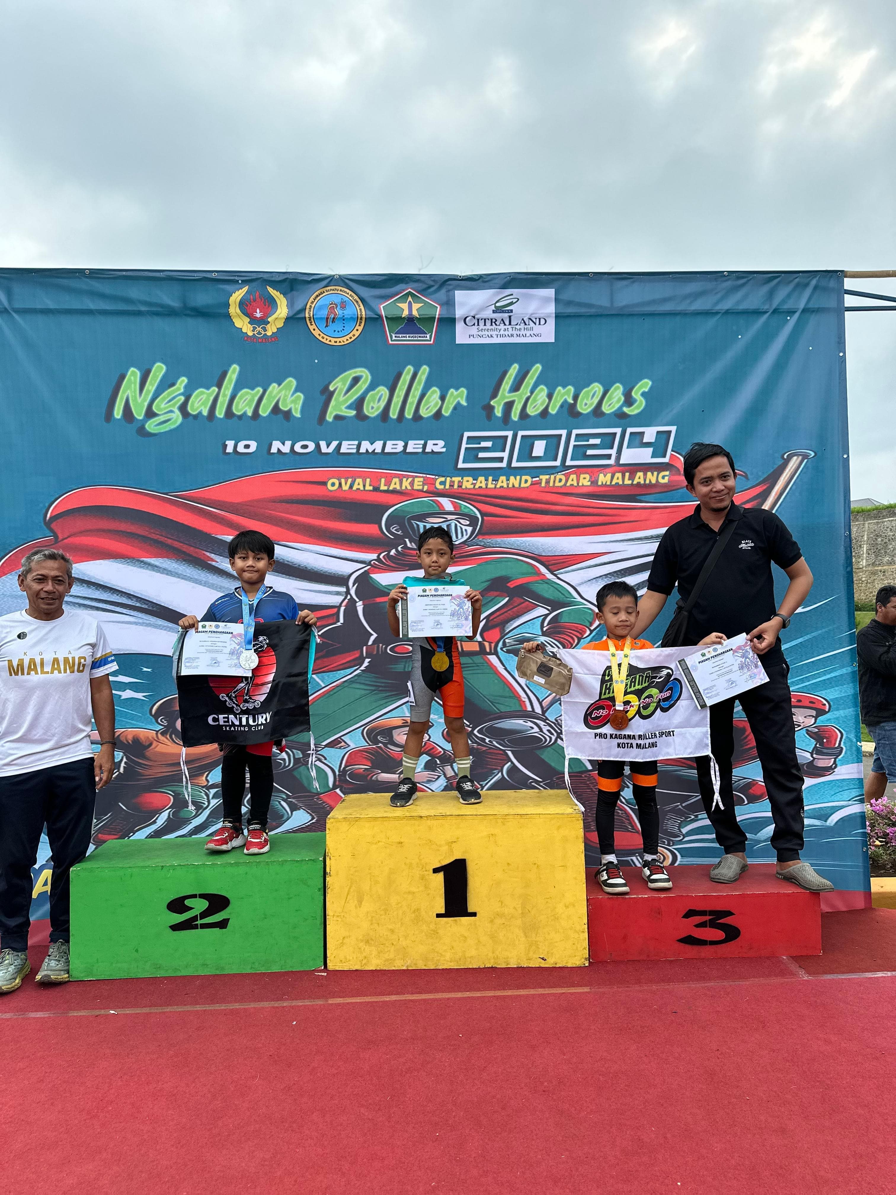 Foto 4 dari 16: 13 Atlet Perserosi Bawa Pulang Medali Emas di Ajang Ngalam Roller Heroes