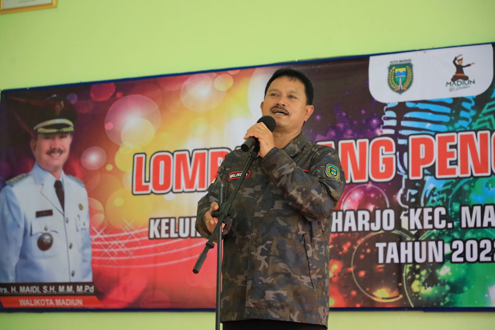 Foto 1 dari 9: Ajang Pencarian Bakat Kelurahan Manguharjo, Wali Kota: Suara, Penampilan, dan Attitude Harus Baik