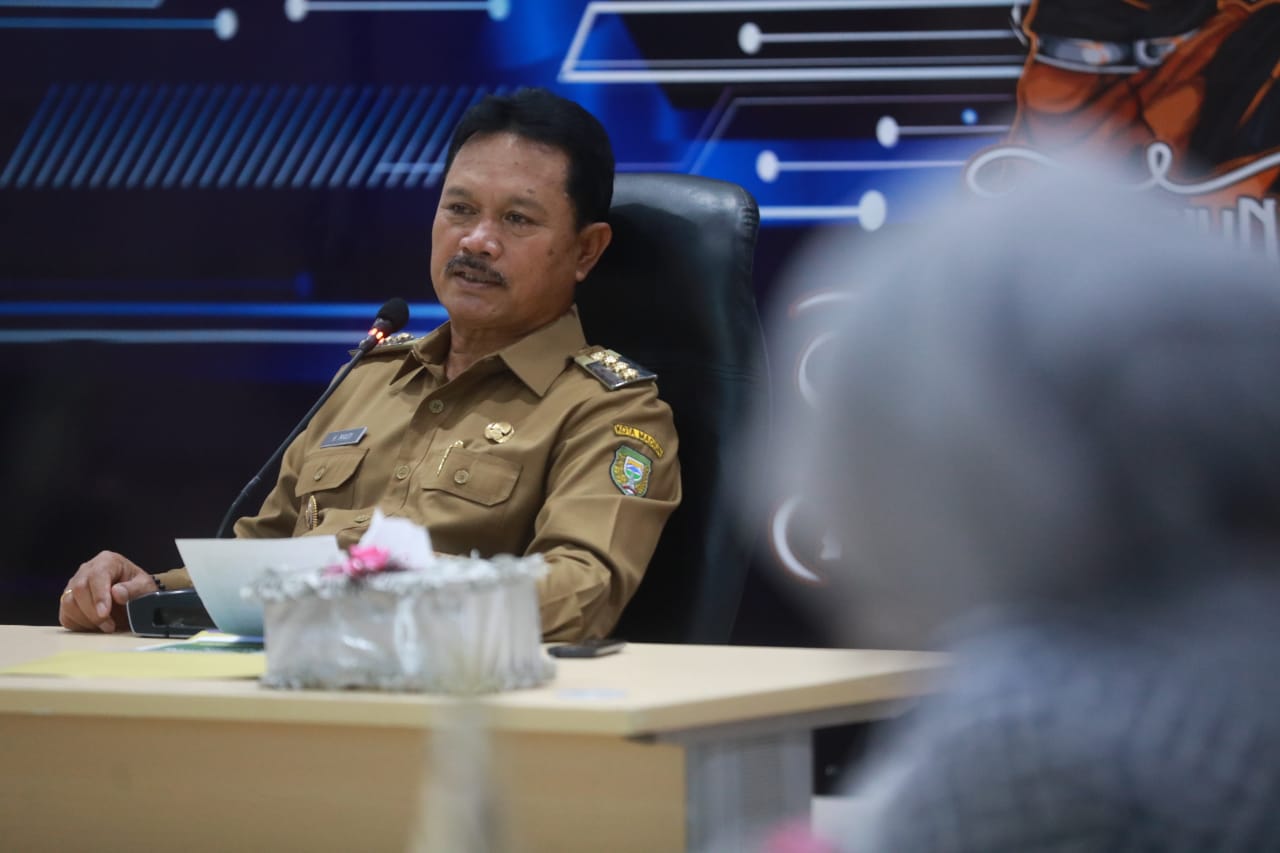 Foto 6 dari 10: High Level Meeting TPID, Wali Kota Sampaikan Strategi Jaga Stabilitas Harga Sembako