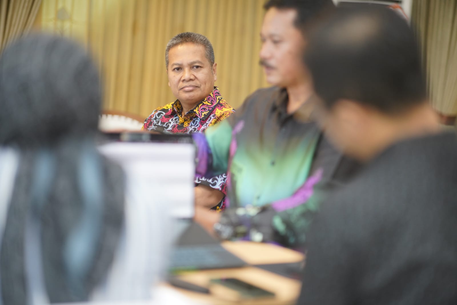 Foto 10 dari 11: Wawancara Dengan Tim Asesor UT, Wali Kota Paparkan Program Smart City Madiun