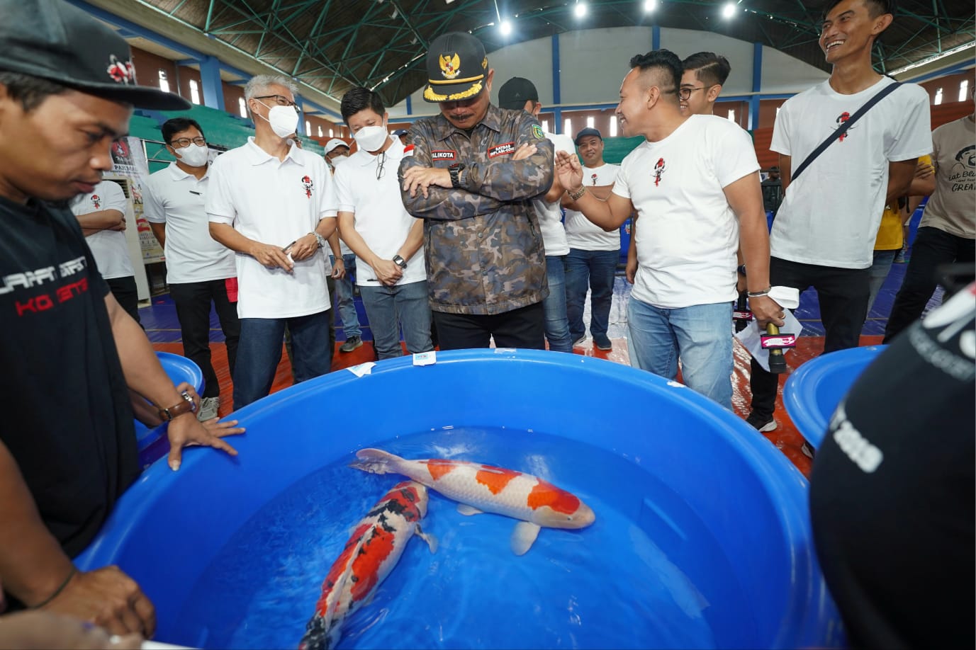 Foto 3 dari 10: Buka Wali Kota Cup Pendekar Koi Show, Wali Kota Buka Pintu Lebar-lebar Event di Kota Pendekar