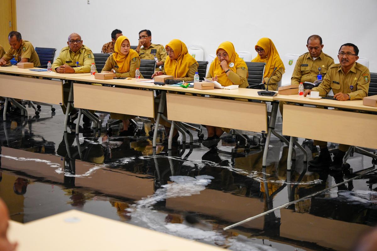 Foto 6 dari 7: Ikuti Asistensi dengan Kemendagri, Pj Wali Kota Siap Laporkan Hasil Kerja Triwulan Kedua