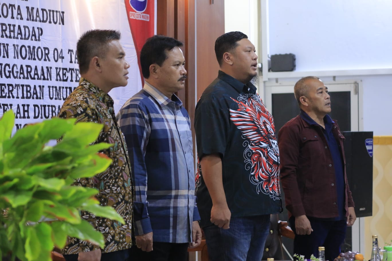 Foto 9 dari 9: Jadi Narsumber Evaluasi Perda, Wali Kota Harap Masyarakat Ikut Aktif Jaga Trantibum