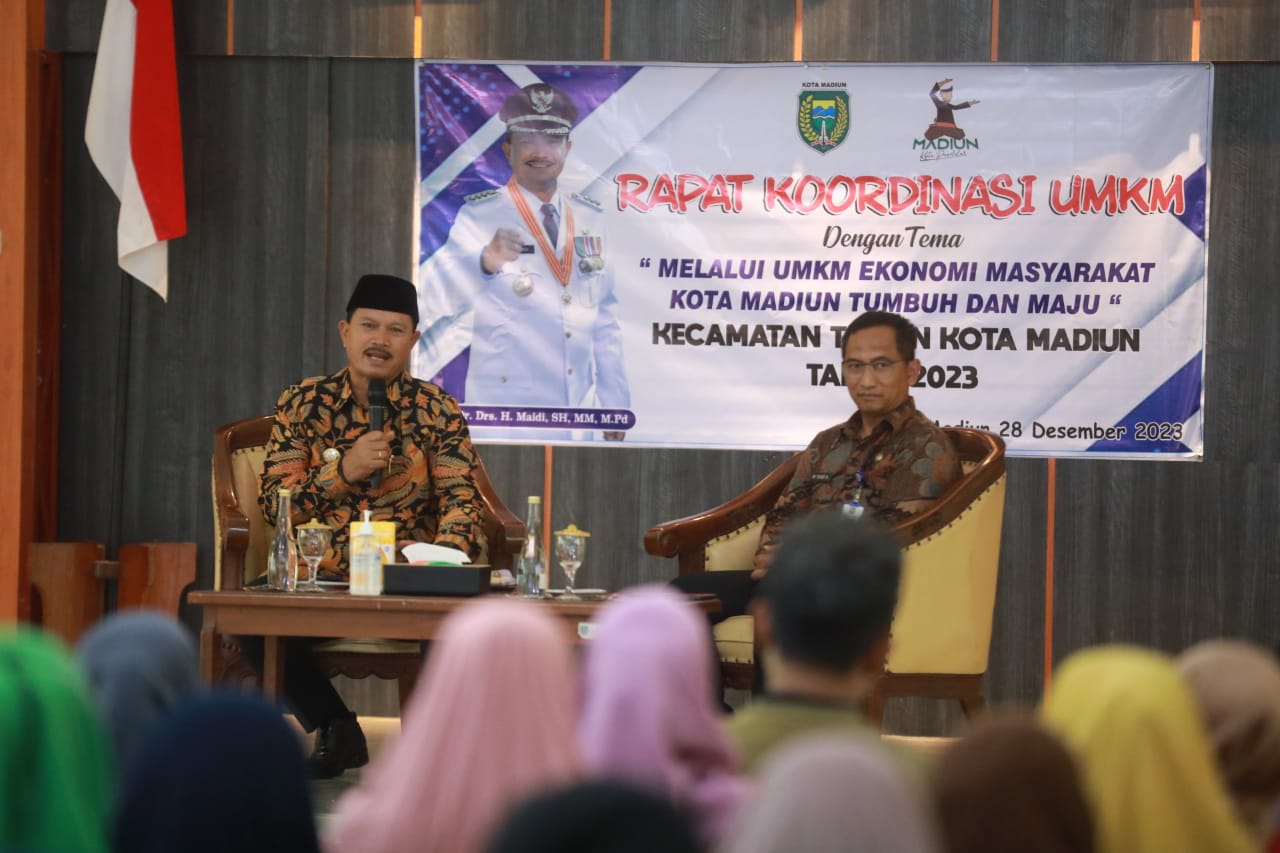 Gelar Rakor UMKM di Kecamatan Taman, Wali Kota Harap Sesama Pelaku UMKM Rukun dan Tingkatkan Kualitas Produk