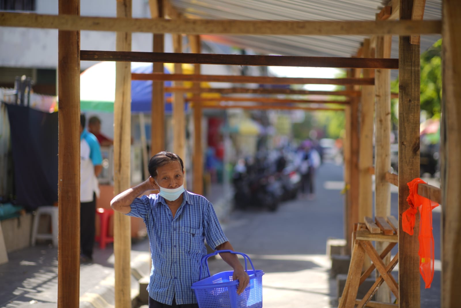 Foto 1 dari 4: Relokasi Pedagang Mulai Dilakukan, Pembangunan Pasar Kawak Ditarget Mulai Pekan Depan