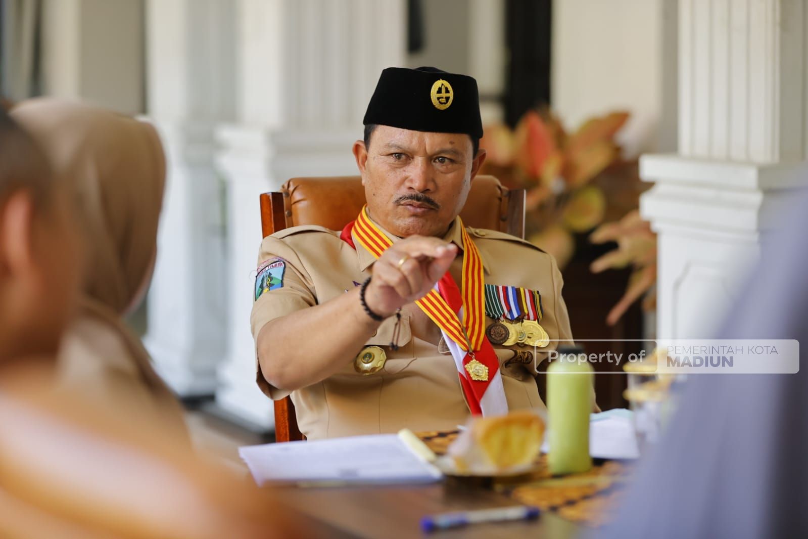 Foto 5 dari 10: Gelar Koordinasi Bersama KPU, Wali Kota Harap Pemilu Aman dan Damai