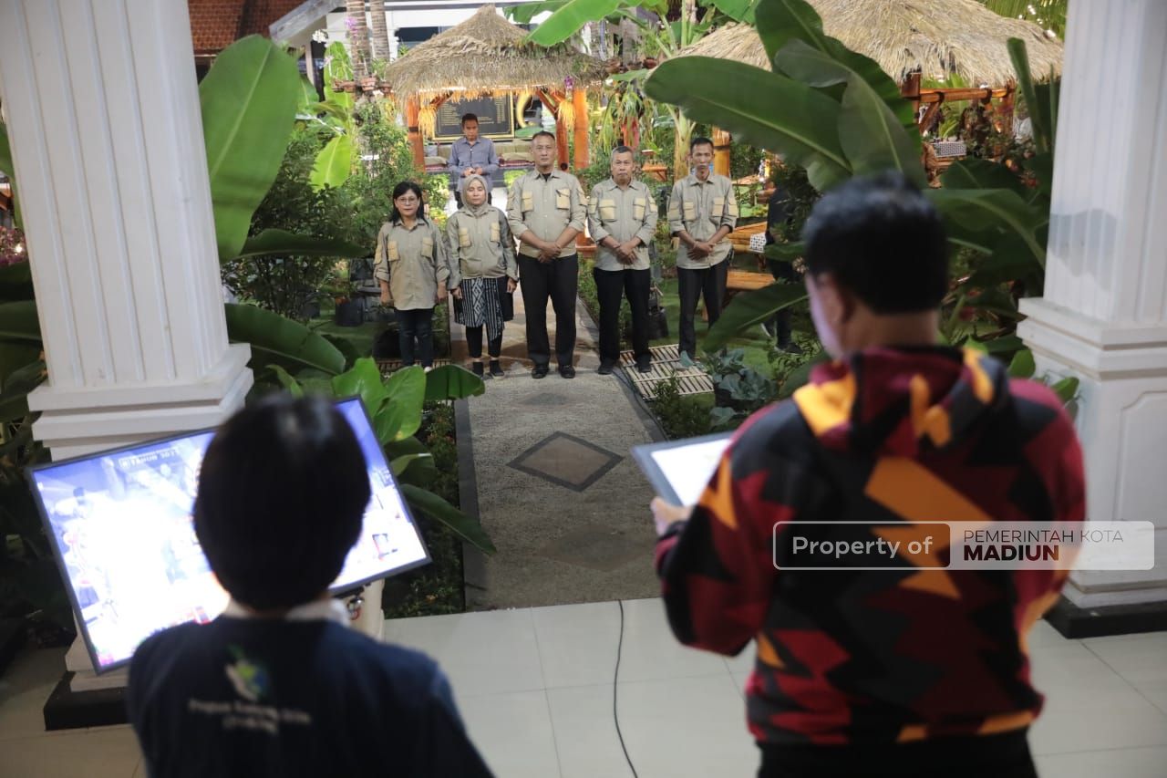 Foto 9 dari 13: Sambut Tim Verifikator Proklim, Wali Kota Optimis Kota Madiun Dapat Penghargaan Lagi