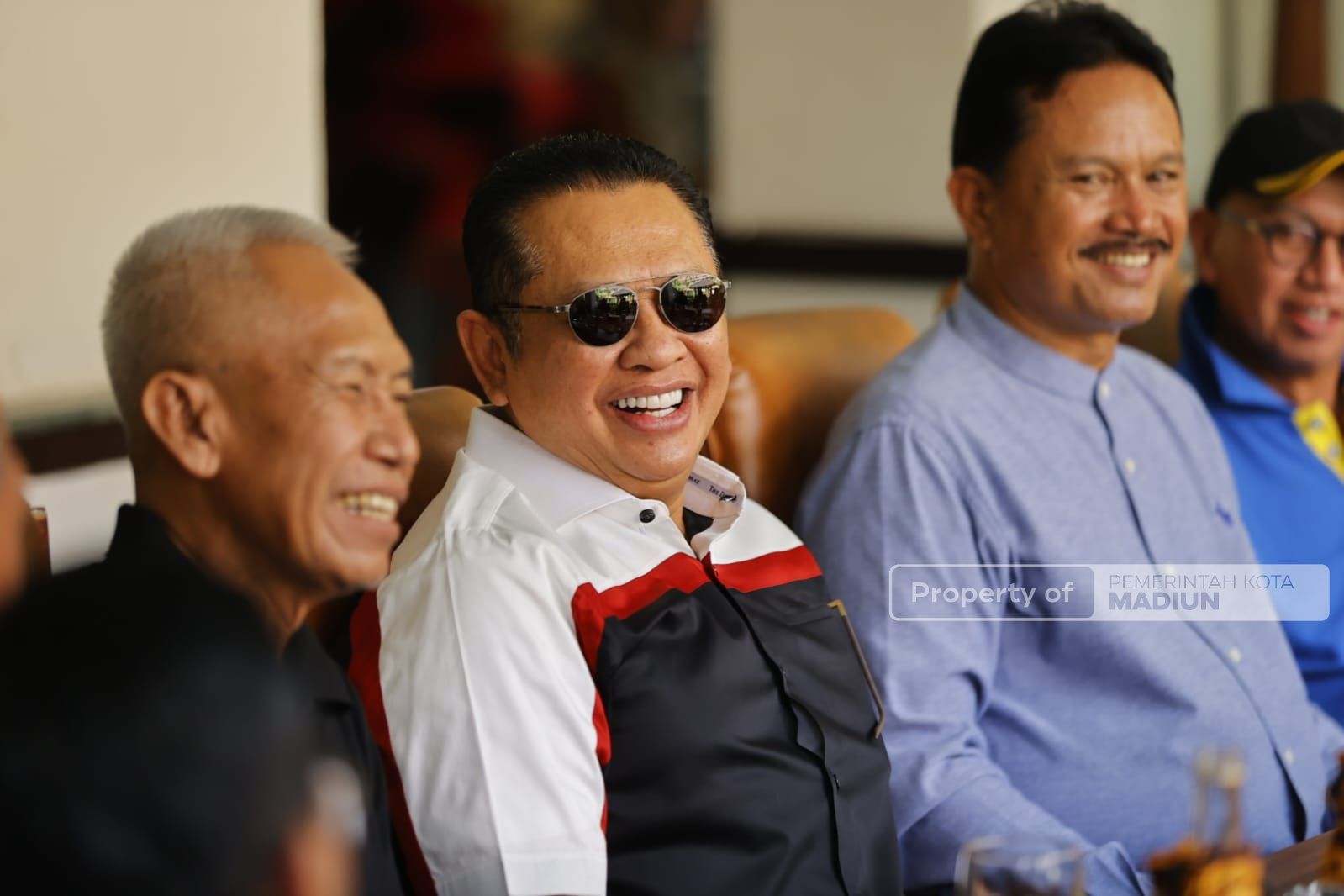Foto 6 dari 7: Sambut Ketua MPR RI, Wali Kota Sampaikan Terima Kasih Kota Madiun Jadi Lokasi Jamnas IMI