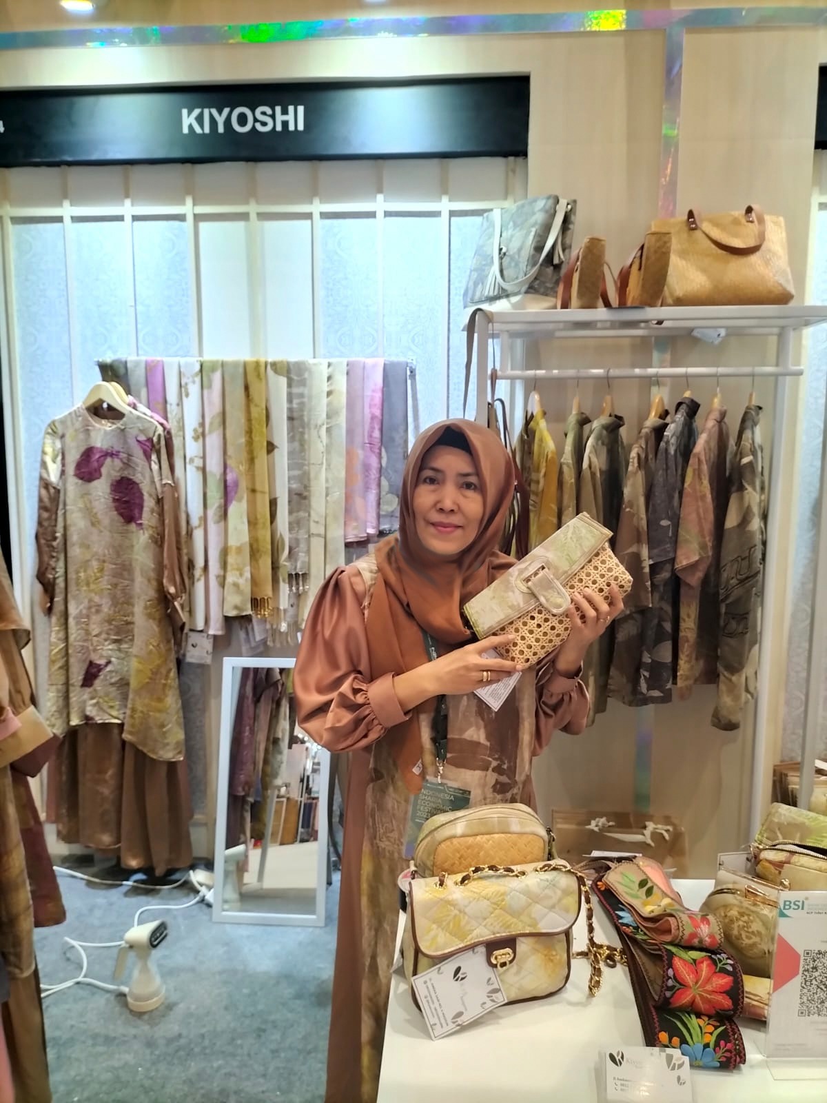 Lolos Seleksi IKRA 2023, Kiyoshi Ecoprint Asal Kota Madiun Mejeng Di JCC Senayan