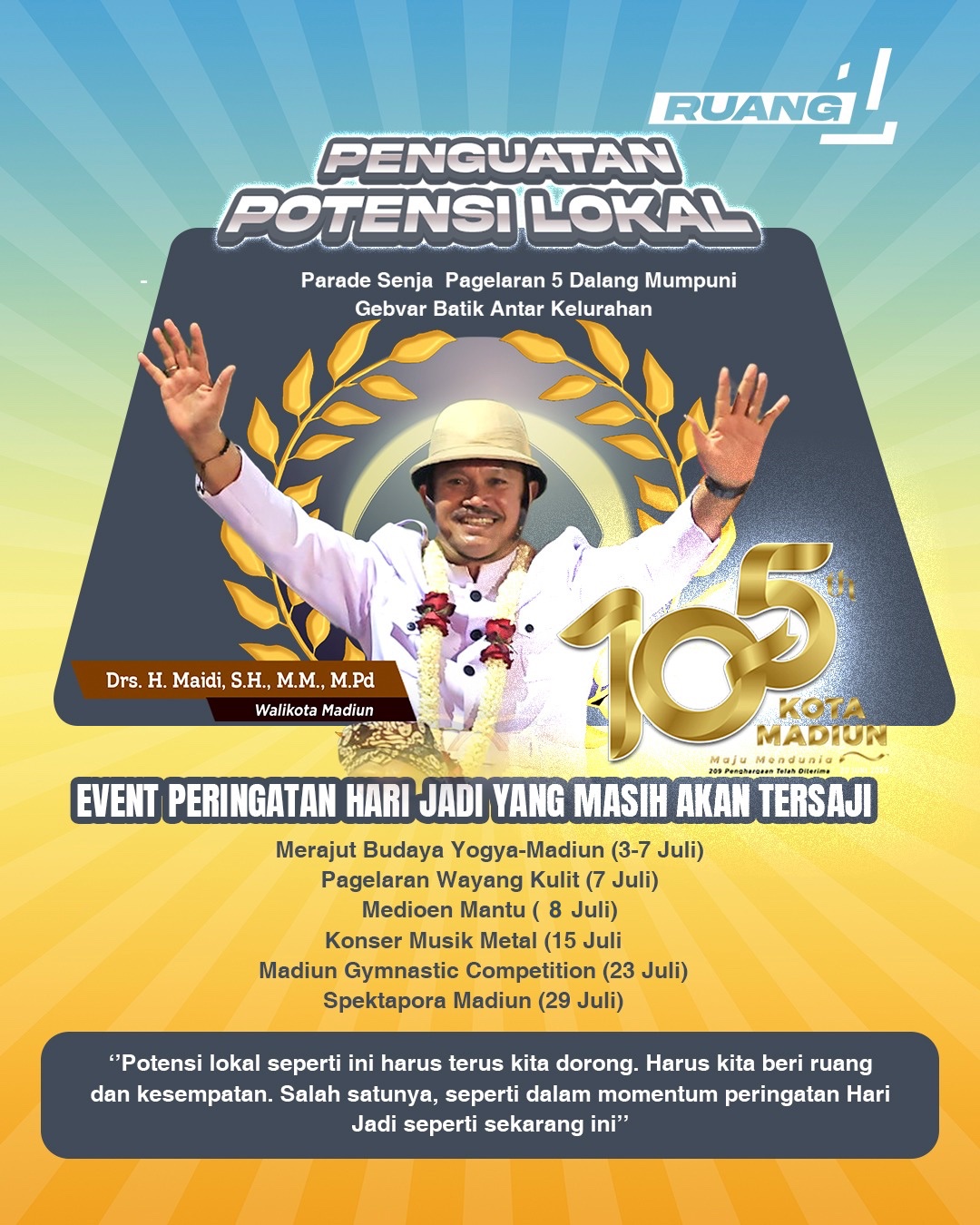 Foto utama berita: Penguatan Potensi Lokal