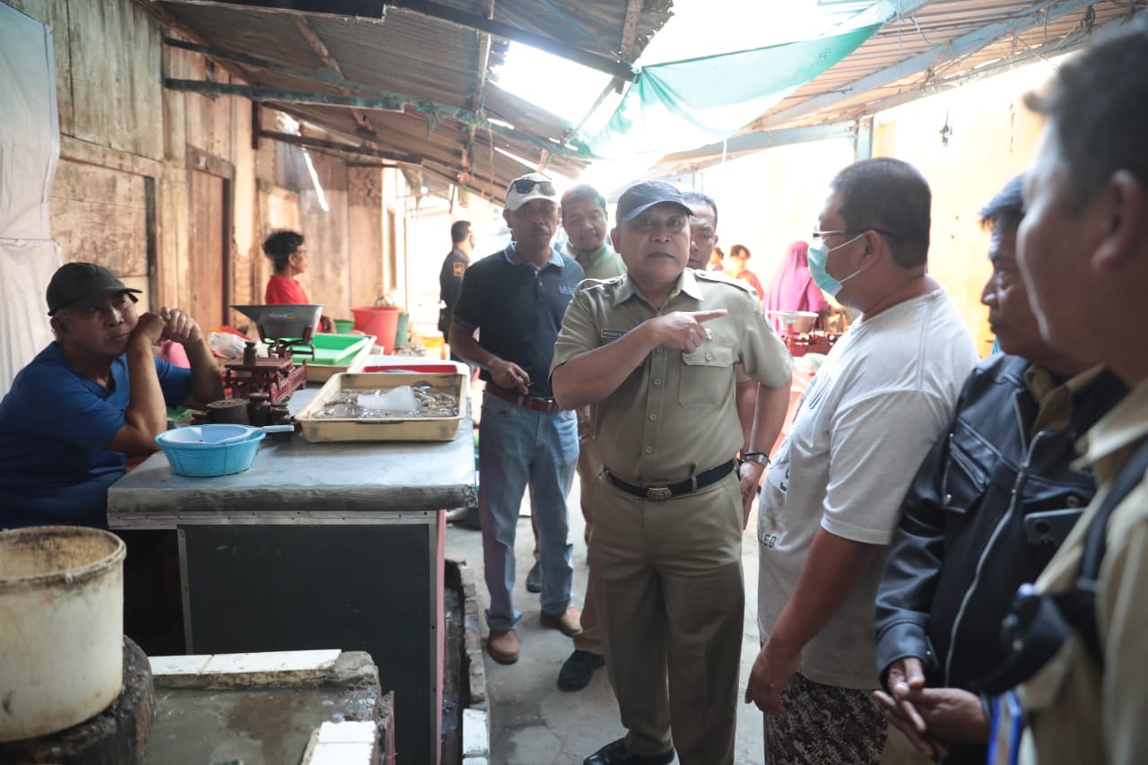 Foto 4 dari 9: Pasar Kawak Mulai Dibangun, Dinas Perdagangan Fasilitasi Kebutuhan Pedagang Di Area Relokasi