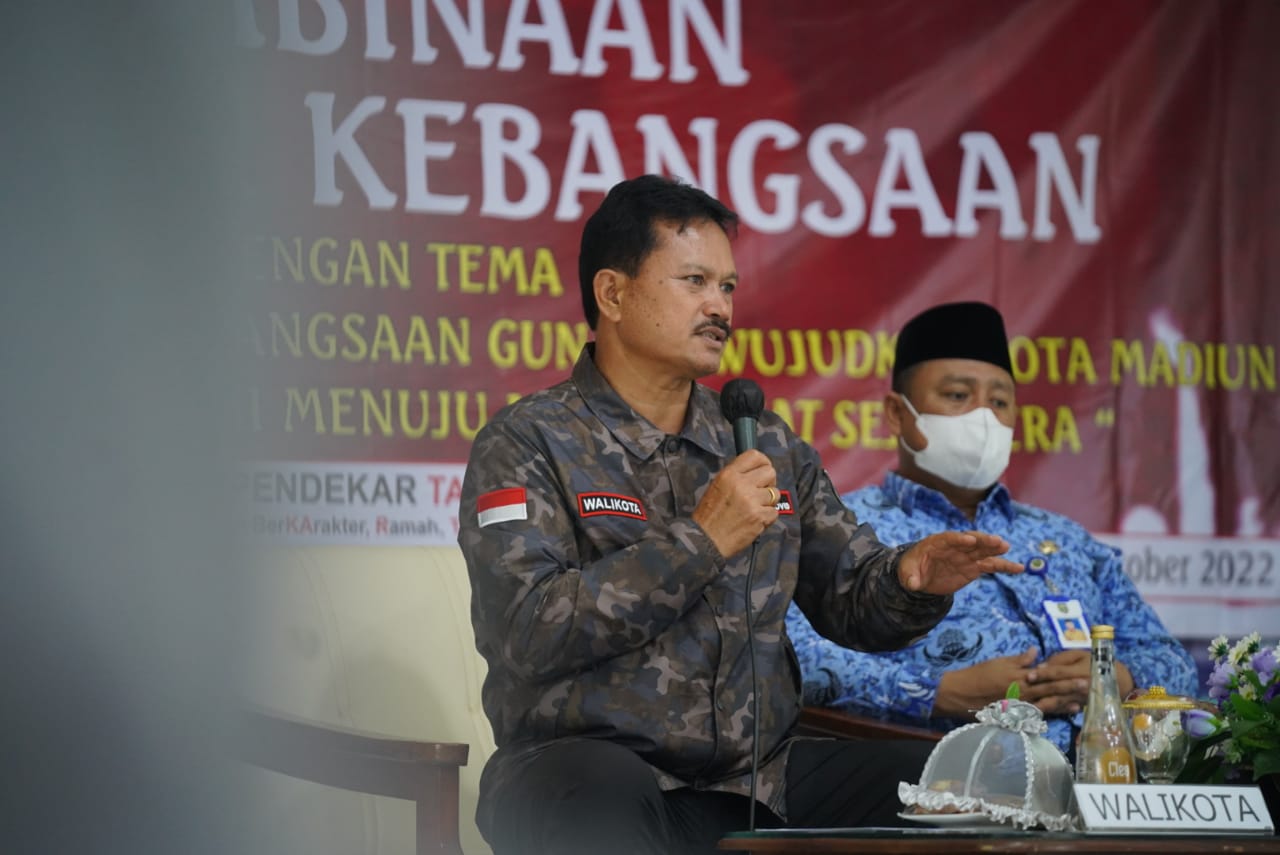 Gelar Sosialisasi Wawasan Kebangsaan, Wali Kota Pesan Jaga Kondusifitas Kota