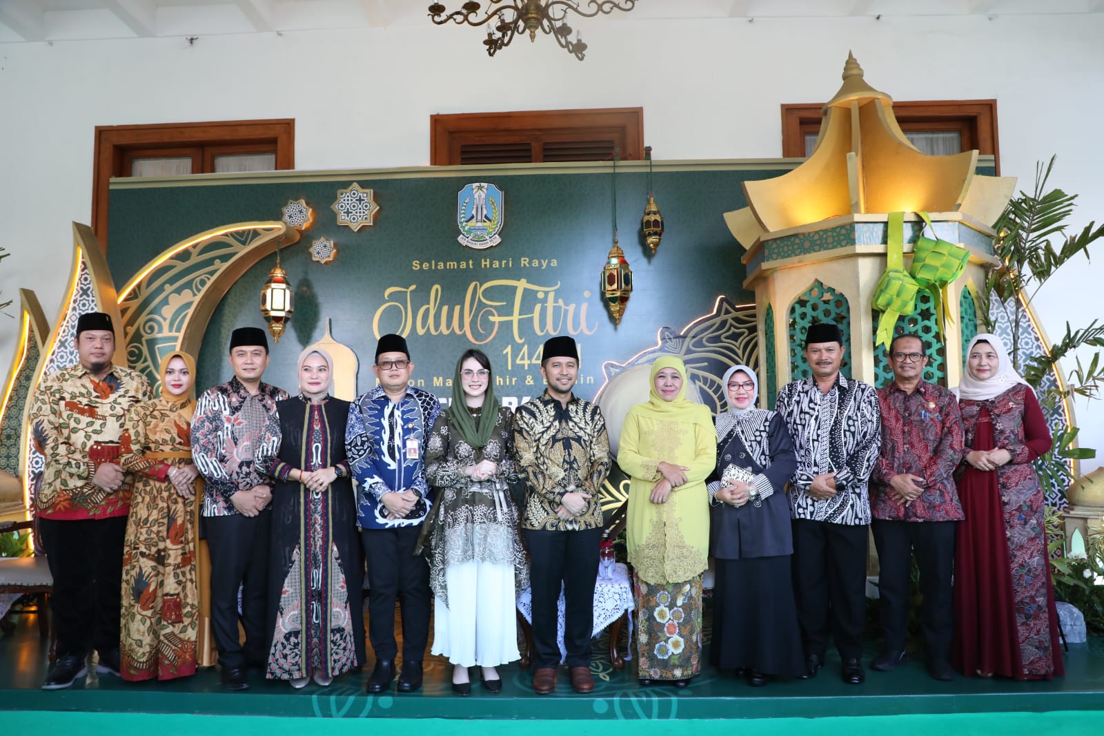Foto 1 dari 7: Gubernur Khofifah Gelar Halal Bihalal, Wali Kota Turut Hadir Di Grahadi