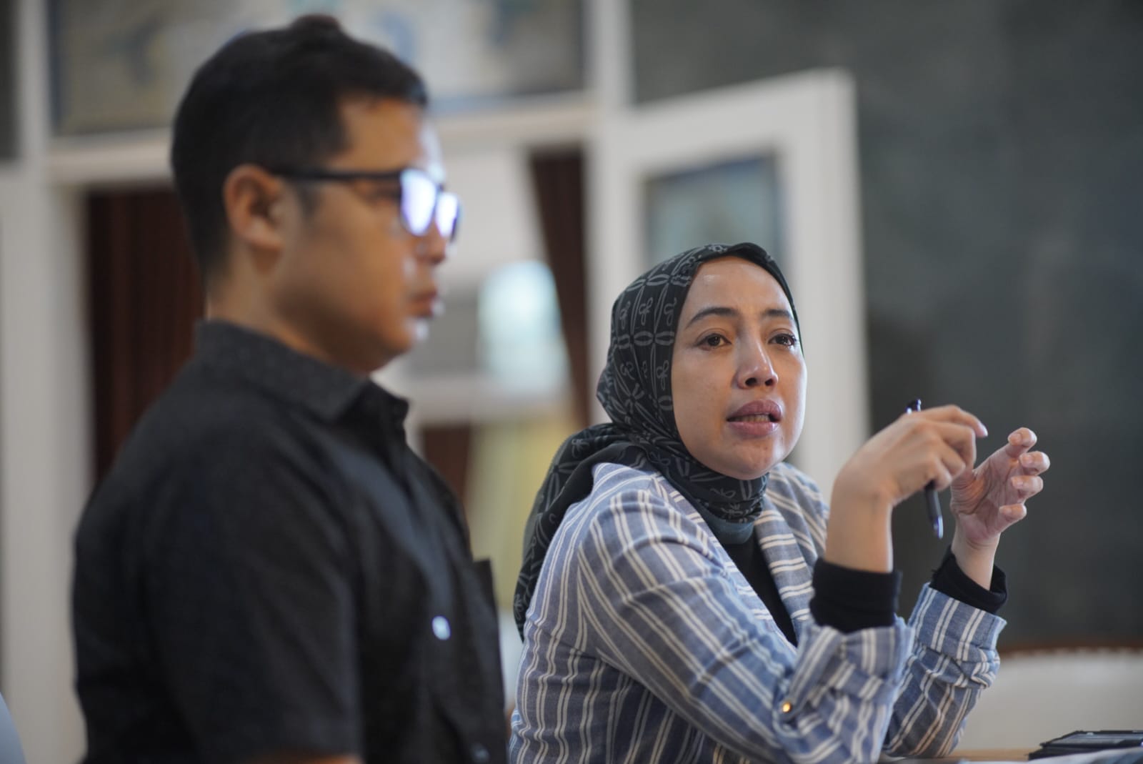 Foto 3 dari 11: Wawancara Dengan Tim Asesor UT, Wali Kota Paparkan Program Smart City Madiun