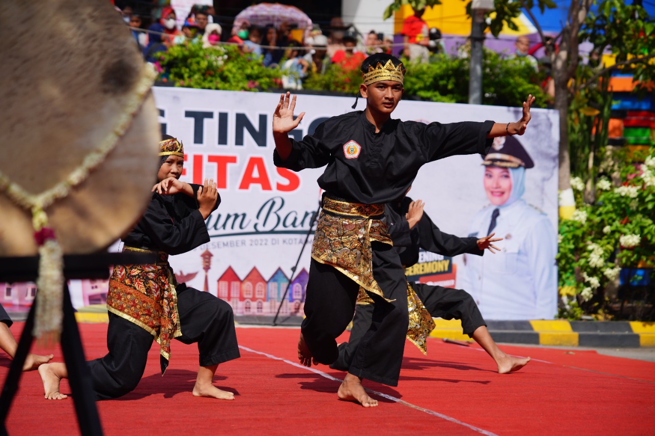 Foto 10 dari 10: Parade Nusantara Jadi Penanda Dibukanya Kejurnas Drum Band 2022