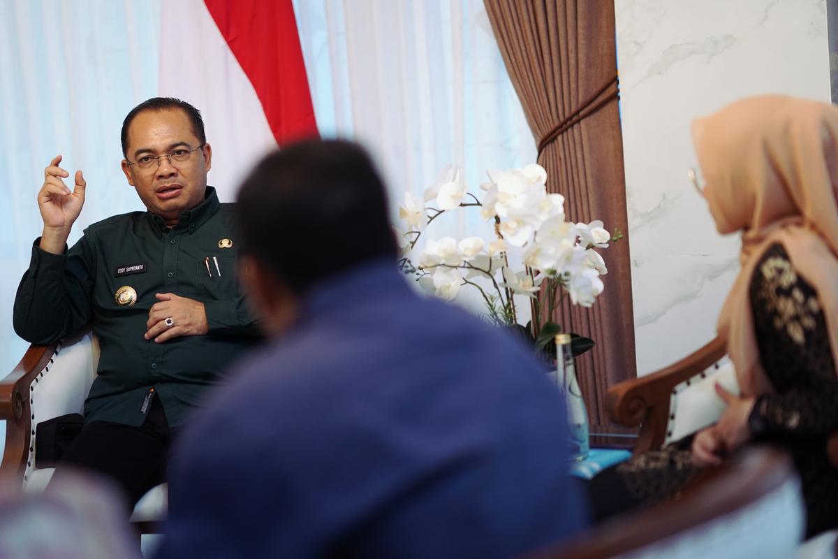 Foto 4 dari 6: Dukung Jalannya Pemilu Agar Kondusif, Pemkot-KPU Gelar Audiensi